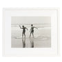 Santa Monica Twins Tandem Skimboarding, c.1930s — Archival California Surf Photograph