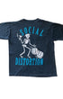 Social Distortion Early 1990s Original T-Shirt Black USA LARGE Back.
