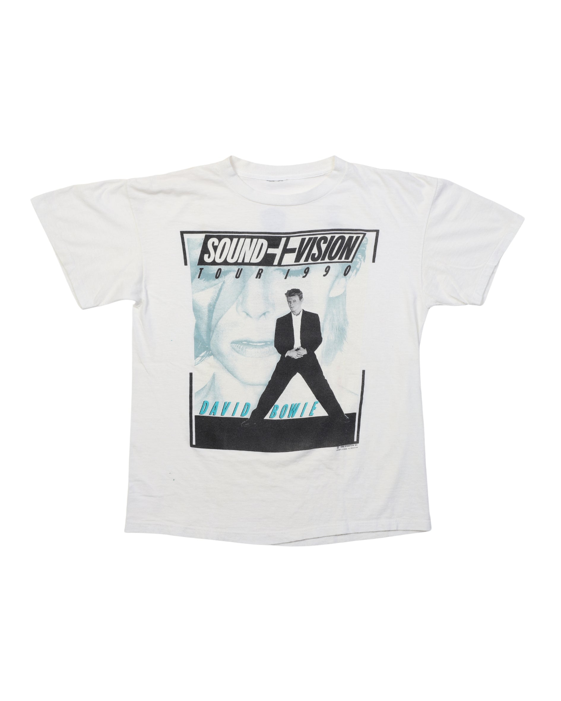 Sound Vision David Bowie 1990 Tour T-Shirt Full View