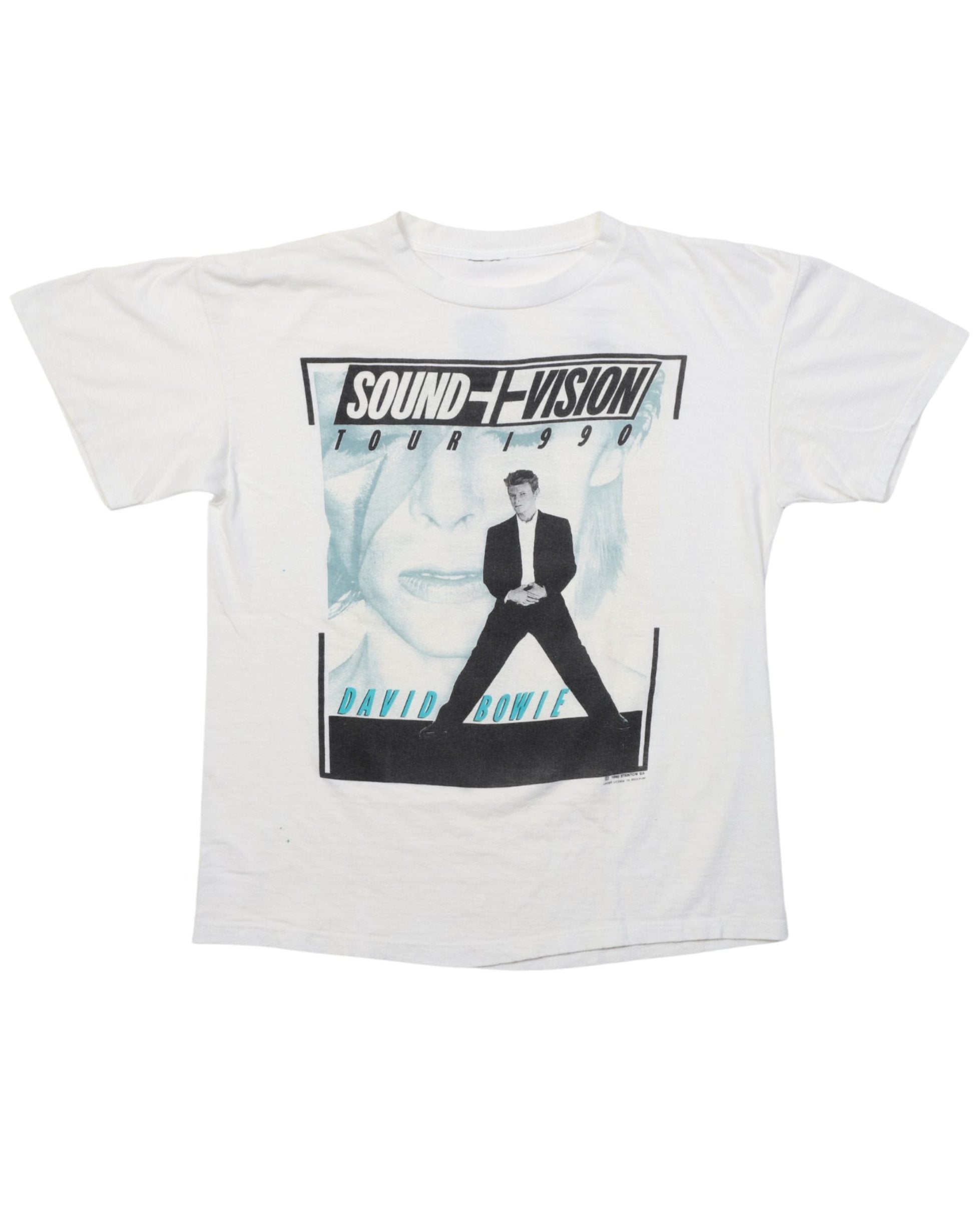 Sound Vision David Bowie 1990 Tour T-Shirt Full View