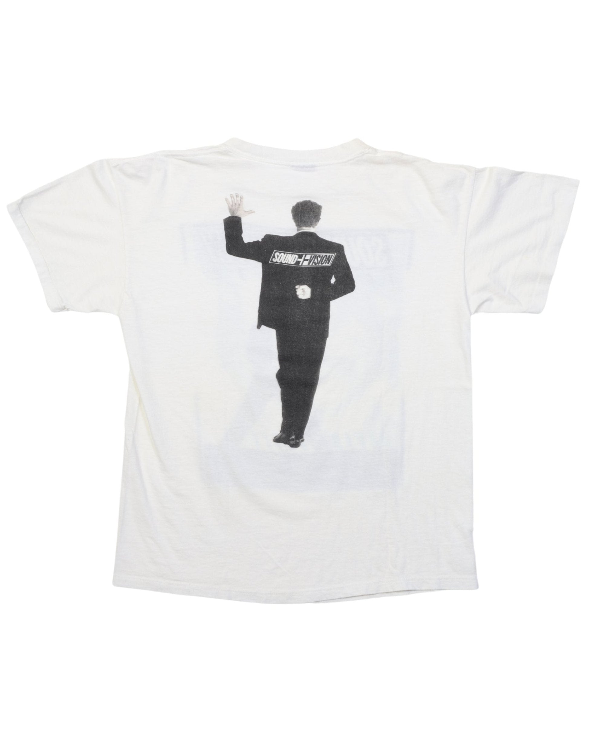 Sound Vision David Bowie 1990 Tour T-Shirt Back View