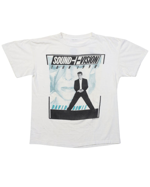 1990 David Bowie SOUND VISION ツアーTシャツ - 古着屋