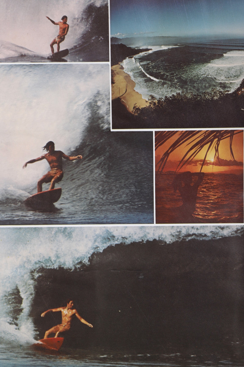 Surfing Paradise Hawaii Poster by Aloha Arts 1972 Close Up 2