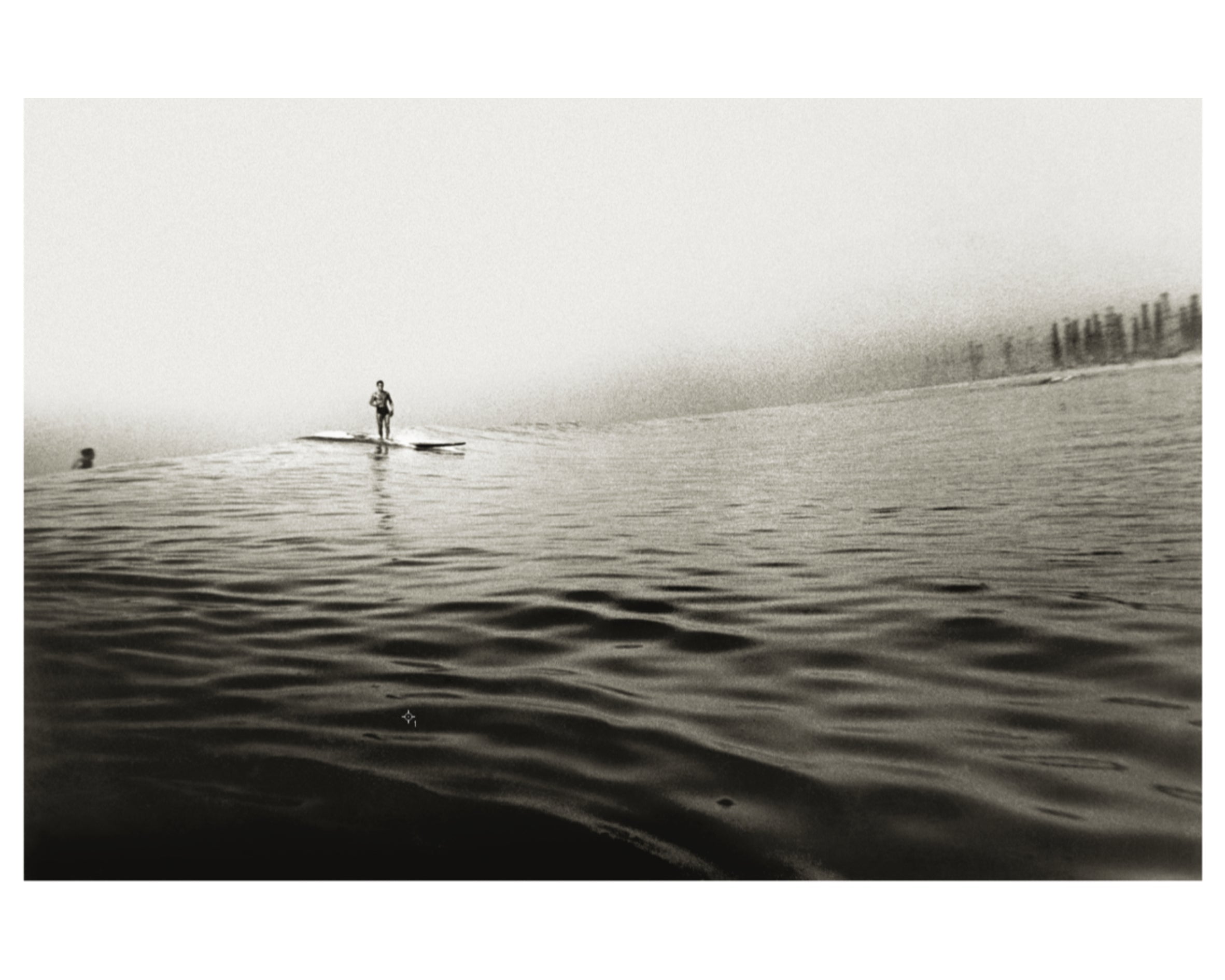 Surfing on Glass Huntington Beach 1930s Archival Photo 43 x 31