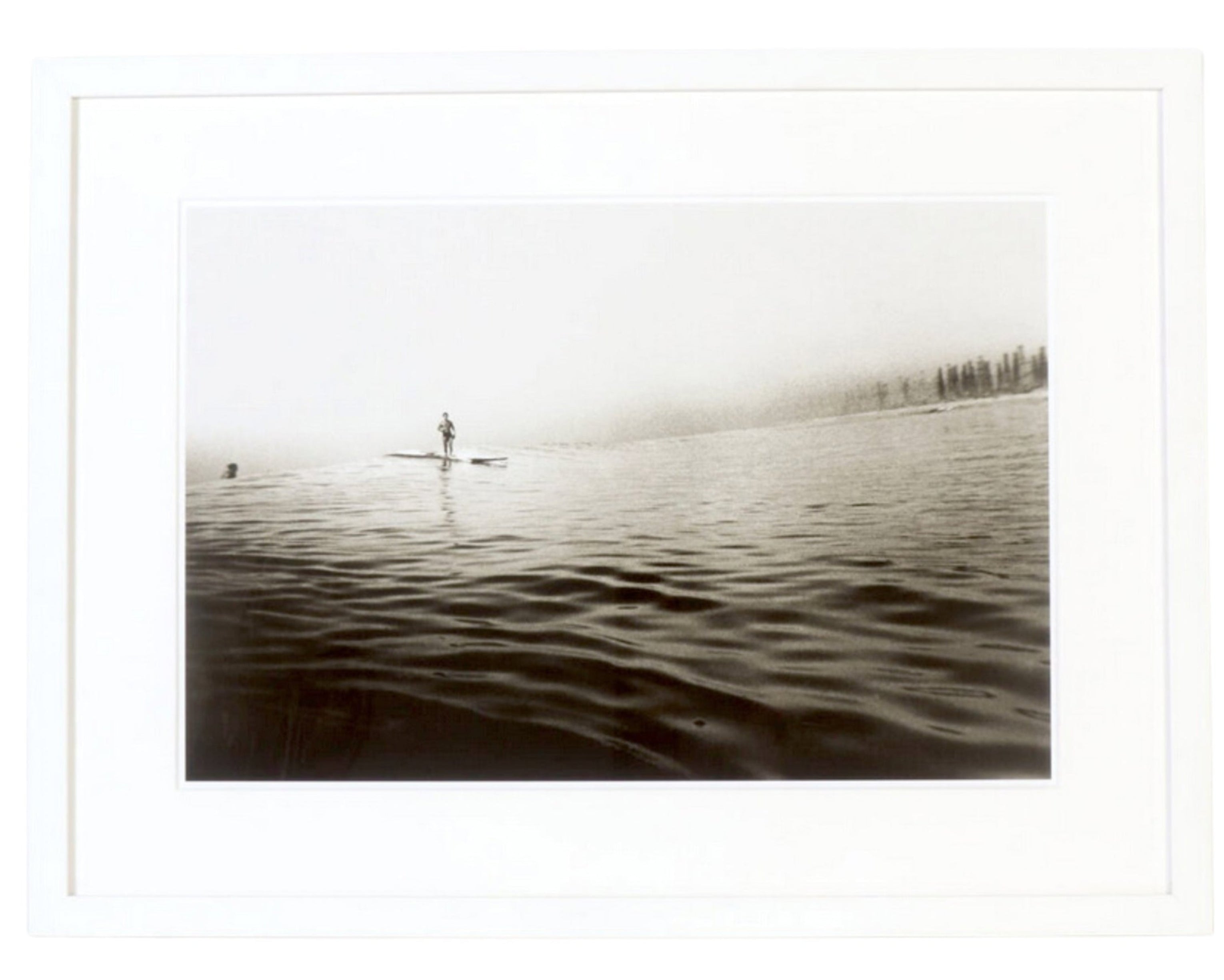 Surfing on Glass Huntington Beach 1930s Archival Photo 43 x 31