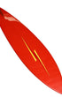 Another angled bottom view of circa 1973 Lightning Bolt surfboard with single fin.