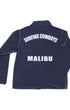 Surfing Cowboys Classic Surf Jacket – Washed Navy Cotton Canvas Back.