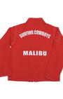 Surfing Cowboys Classic Surf Jacket – Washed Red Cotton Canvas Back.