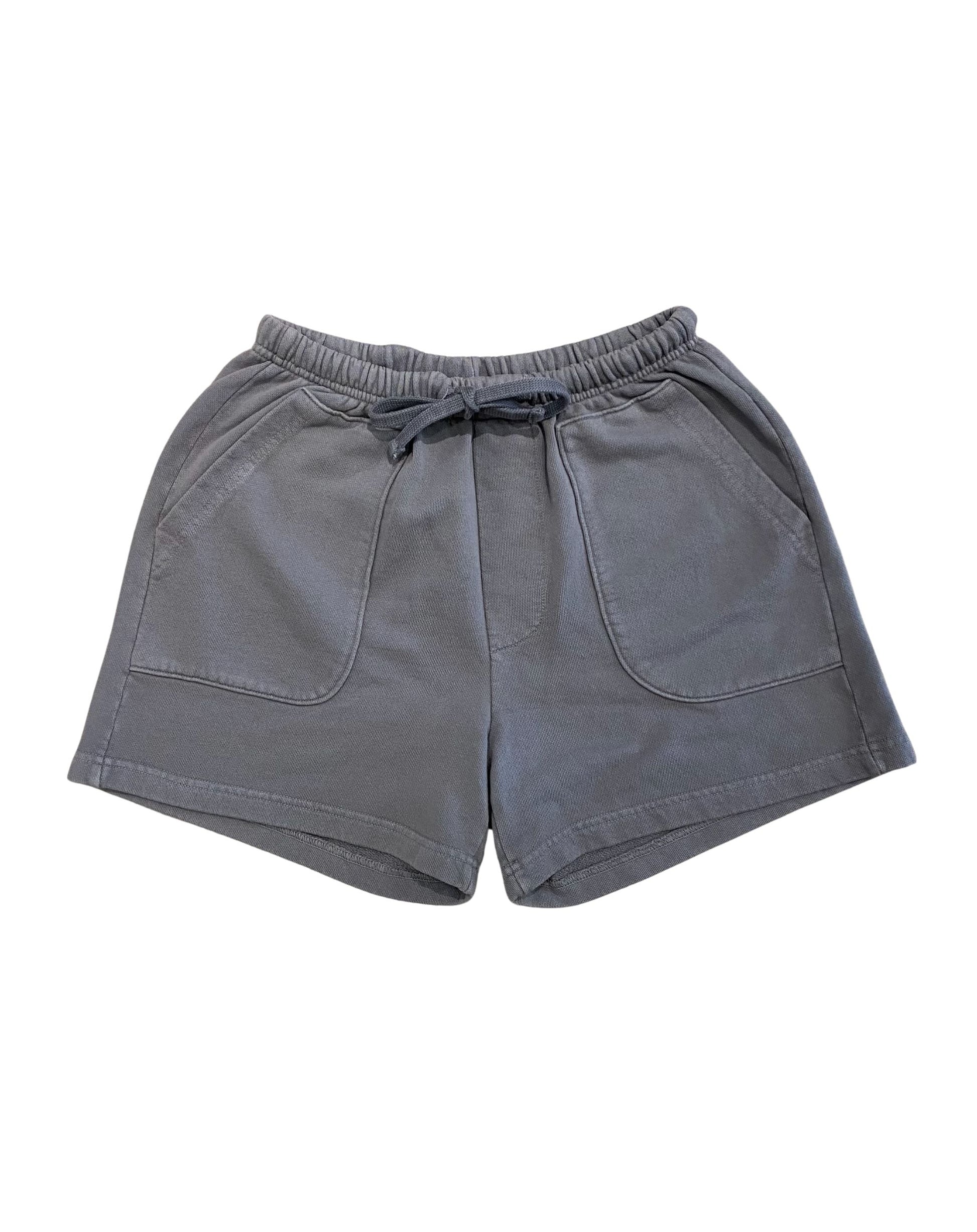 The Relaxed Shorts in Loopback Cotton - Dove Grey