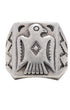 Thunderbird Ring Fred Harvey Era Sterling Silver 2