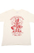 Tiki Rock T-Shirt Cream Front.