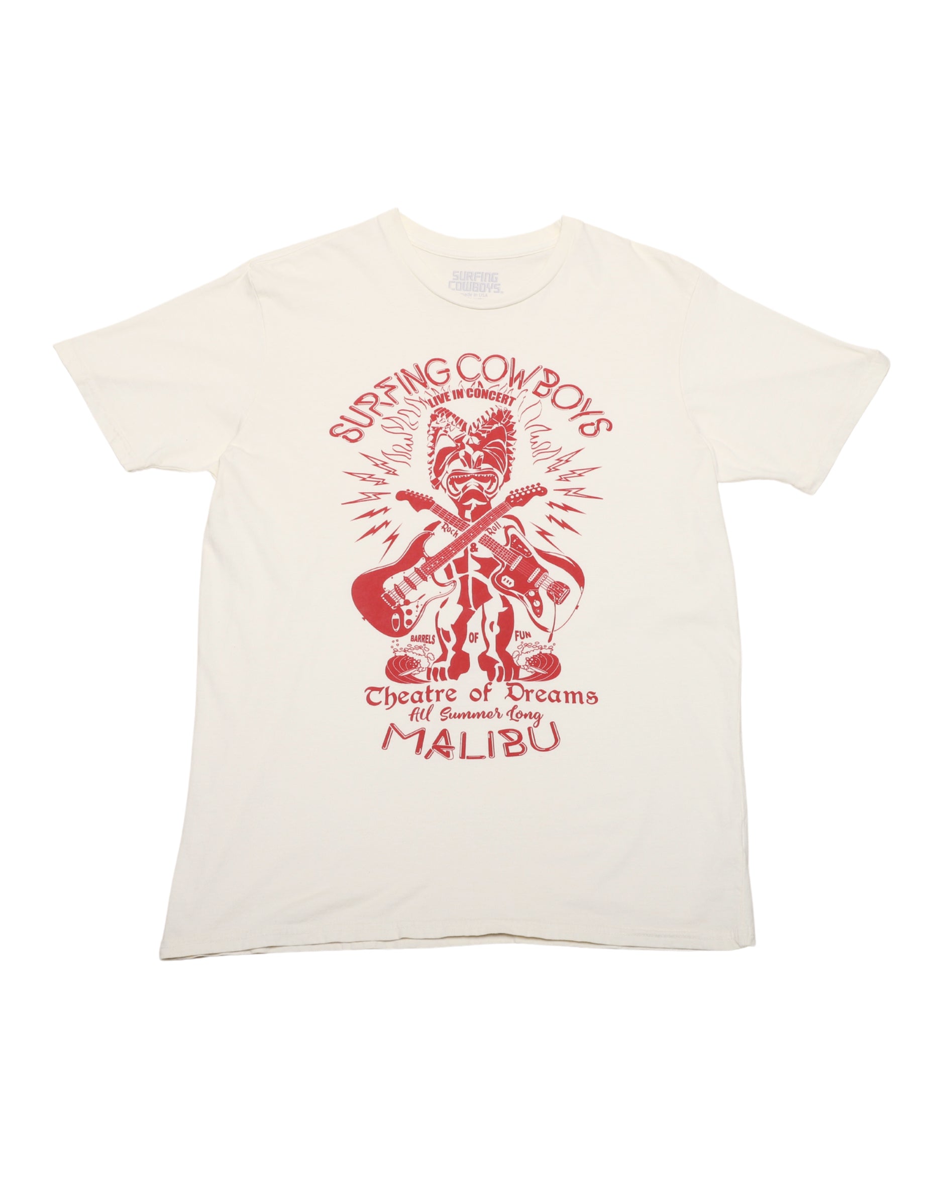 Tiki Rock Youth T-Shirt Cream