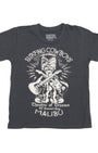 Tiki Rock Youth T-Shirt Washed Black