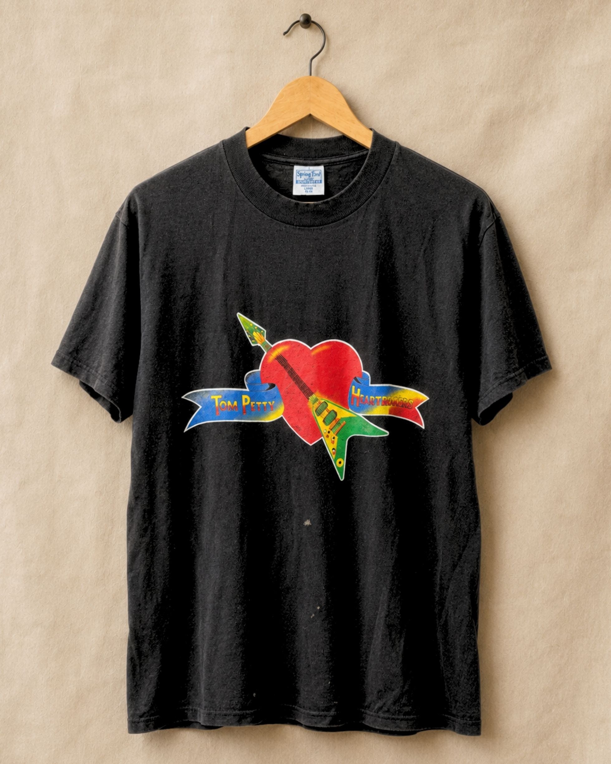 Vintage Tom Petty and the Heartbreakers Rock ’N’ Roll Caravan T-Shirt – 1987, Large