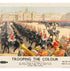 Trooping the Colour Vintage British Railway Poster by Christopher Clark, Circa 1932 Full View
