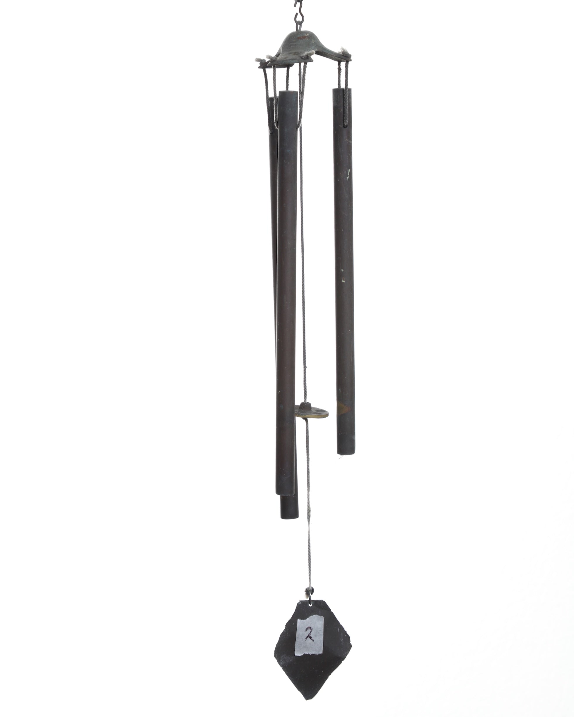 Tubular Copper + Bronze Wind Chimes (#2)  22.25" L