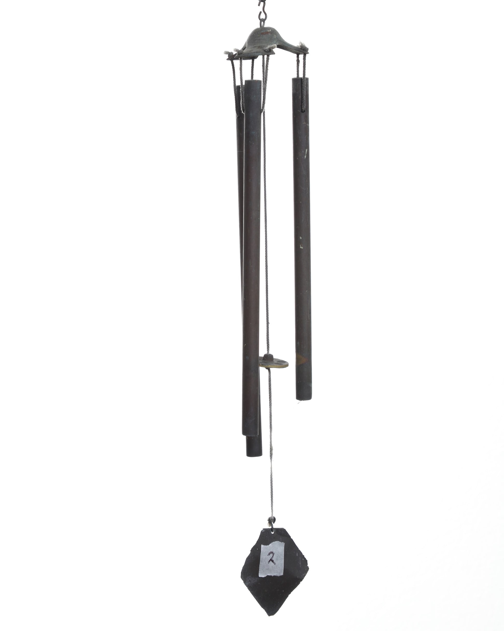 Tubular Copper + Bronze Wind Chimes (#2)  22.25" L