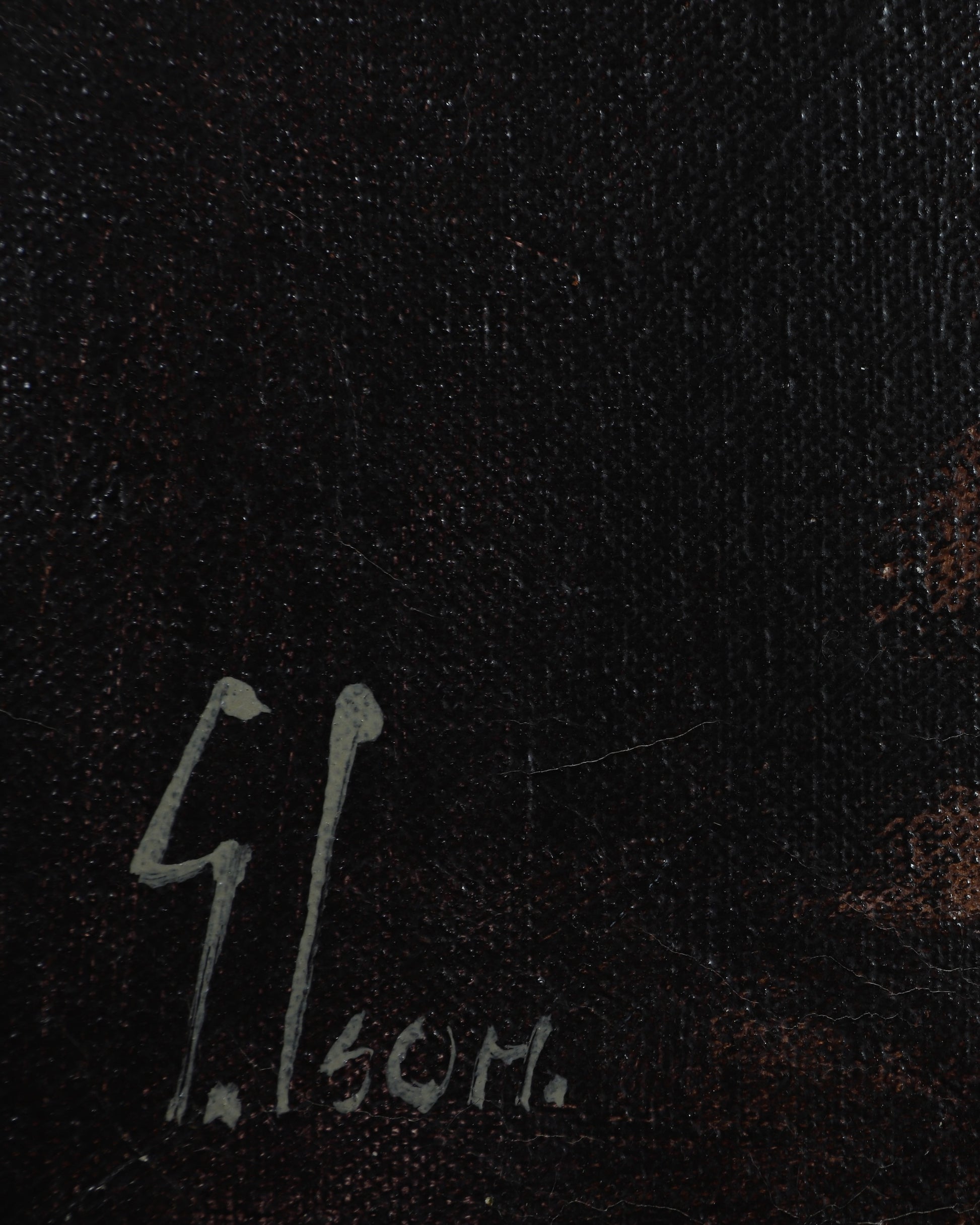 Original 1980s Graham Isom Figurative Painting – Two Young Women 40.5" x 33.5"