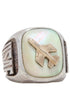 USAF Mother of Pearl Sterling Ring View