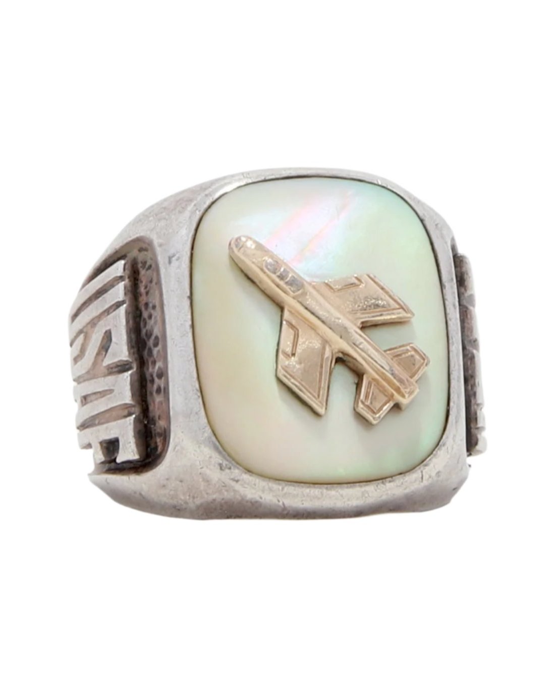 USAF Mother of Pearl Sterling Ring View