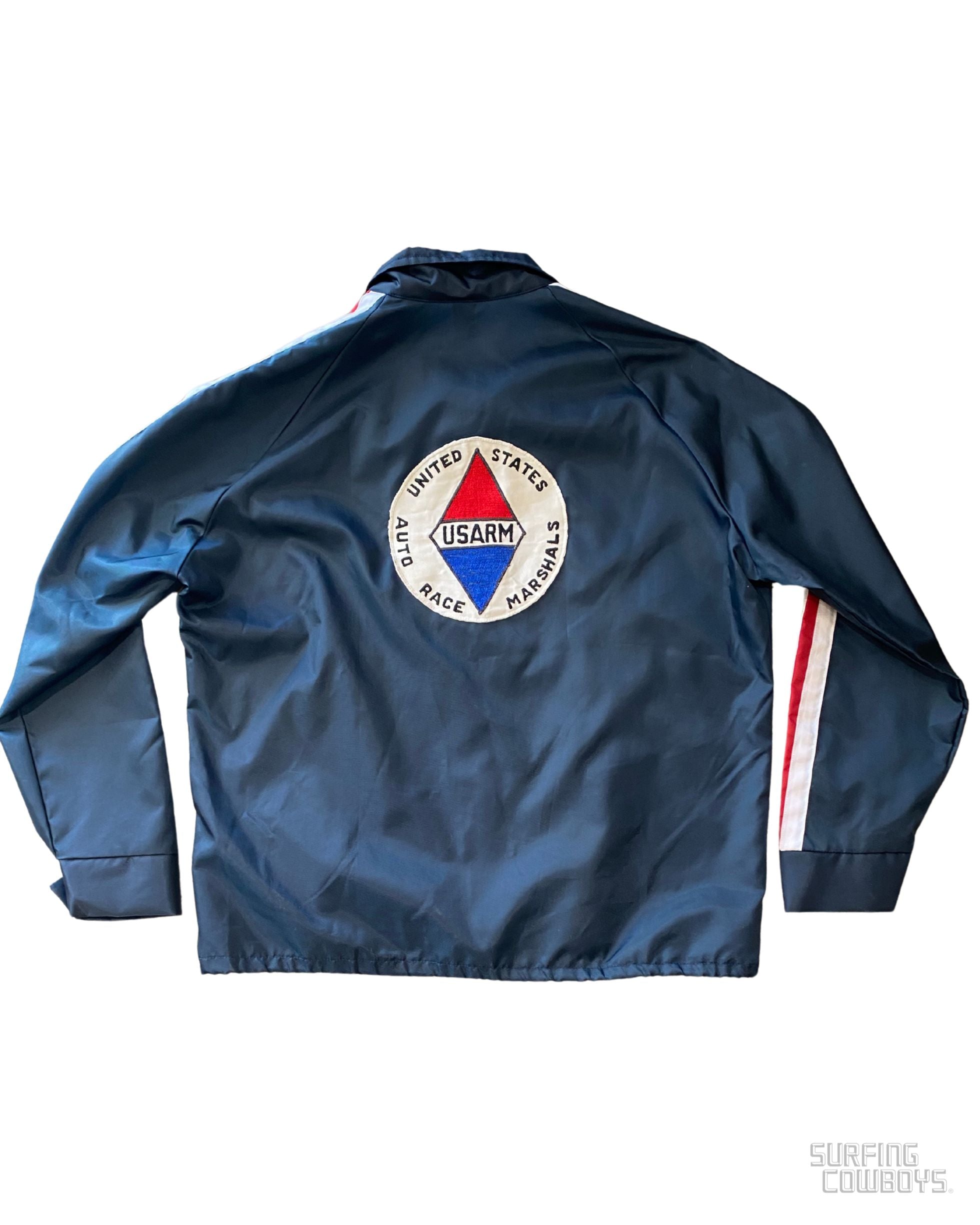 US Auto Race Marshals (USARM) AAA Nylon Jacket – Navy, Red, White, XL