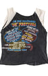 Back view of vintage 1982 US Festival tee listing full band lineup including The Police and Fleetwood Mac.