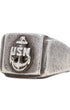 USN Ring Qtr Side View