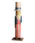 The full view of the Uncle Sam Barbershop Pole Art Sculpture, c. 1960s.