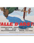 Ski Valle D'Aosta Italian Travel Poster Close Up Title