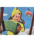 Valle D'Aosta Original Lithograph Travel Poster c. 1954