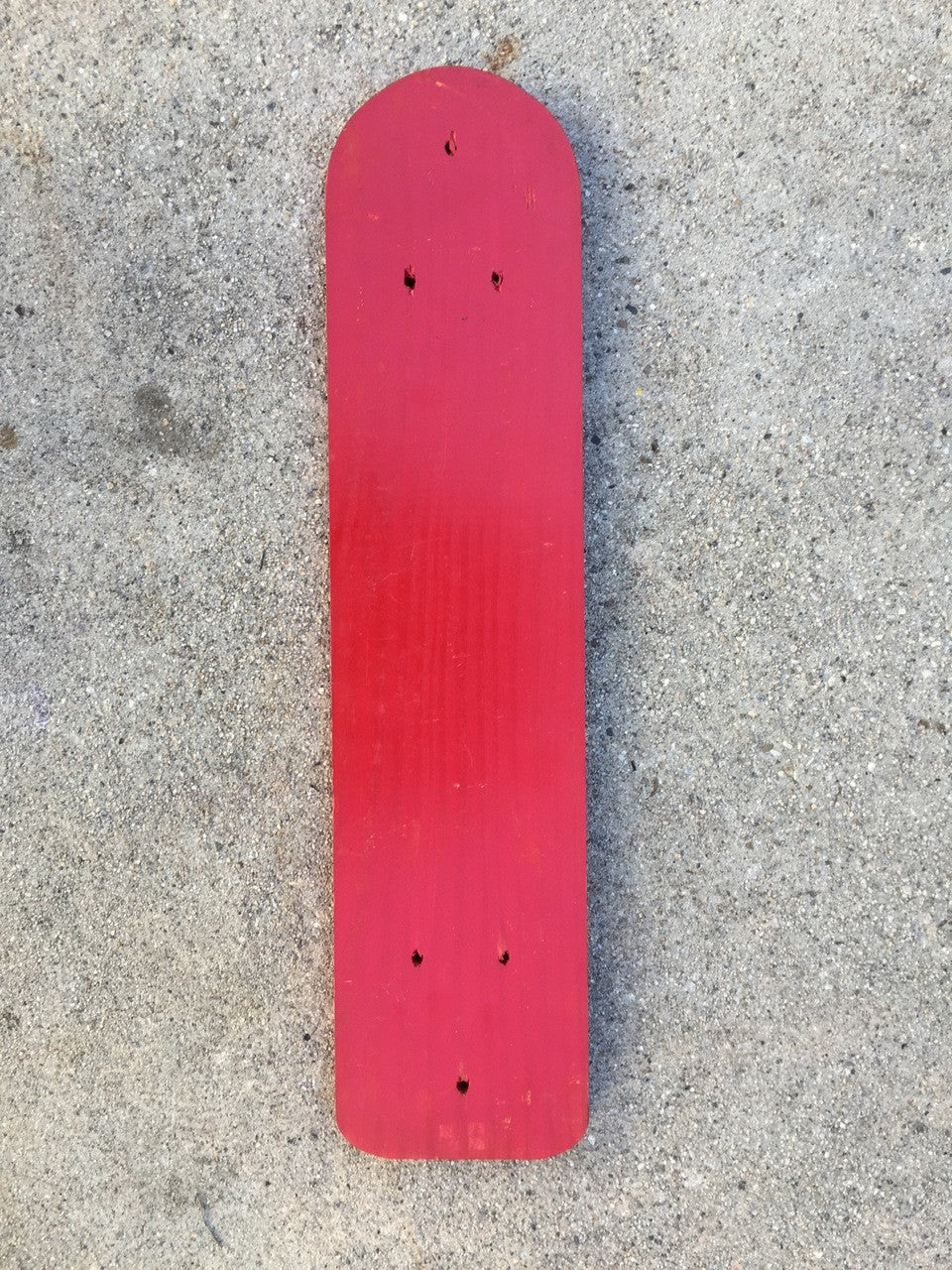 Vintage 1960s Roller Derby #10 Skateboard Deck - Cherry Red