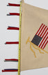 Vintage American Flag Left Side View