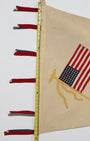 Vintage American Flag Left Side View