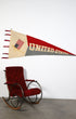 Vintage American Flag Full View With Chair