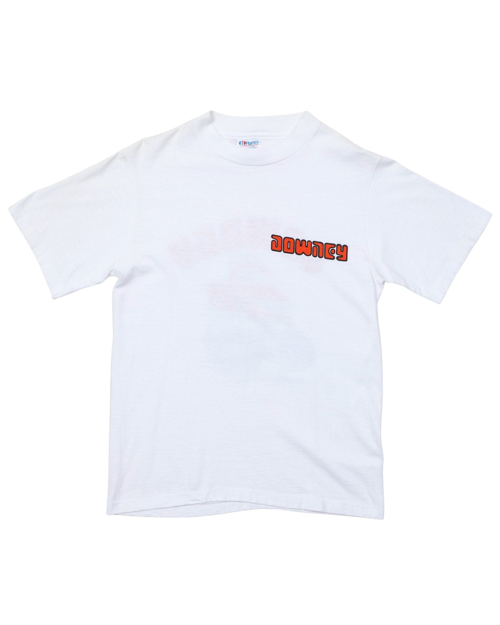 Vintage Downey Off Road Equipment T Shirt 1982 White