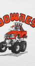 Vintage Downey Off Road Equipment T Shirt 1982 White Close Up Back