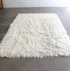 Vintage Greek Natural Flokati Full View Angle
