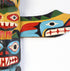 Vintage Hand-Carved Totem Pole with Removable Wings Side Wing view