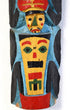 Vintage Hand-Carved Totem Pole with Removable Wings side view