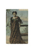 Vintage Hawaiian Postcard, Hawaiian Woman Front