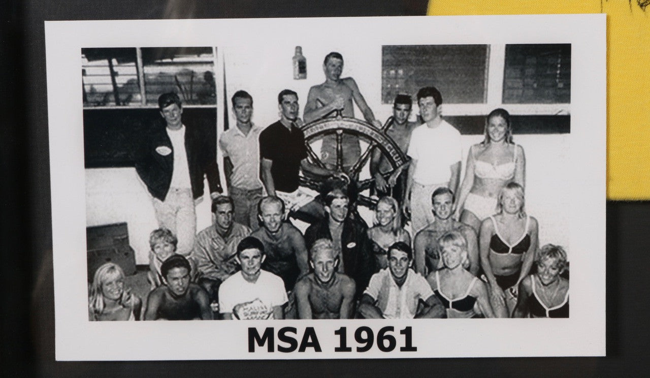 Vintage Malibu Surfing Association Signed Shirt - Iconic Surfing Memorabilia