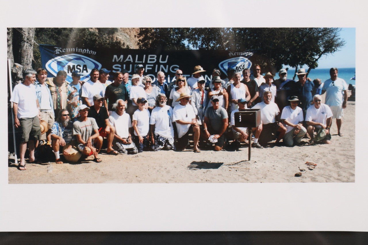 Vintage Malibu Surfing Association Signed Shirt - Iconic Surfing Memorabilia
