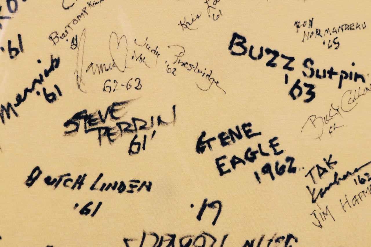 Vintage Malibu Surfing Association Signed Shirt - Iconic Surfing Memorabilia