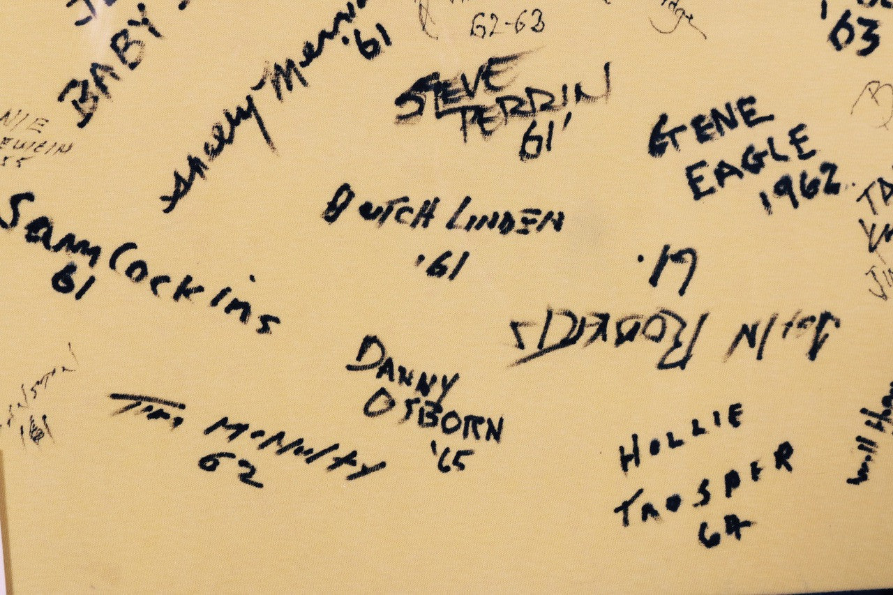 Vintage Malibu Surfing Association Signed Shirt - Iconic Surfing Memorabilia