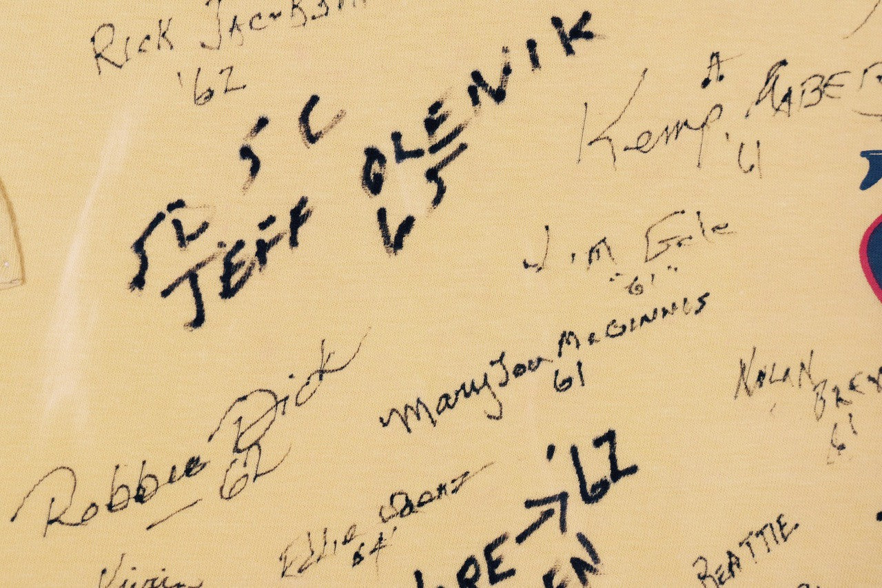 Vintage Malibu Surfing Association Signed Shirt - Iconic Surfing Memorabilia