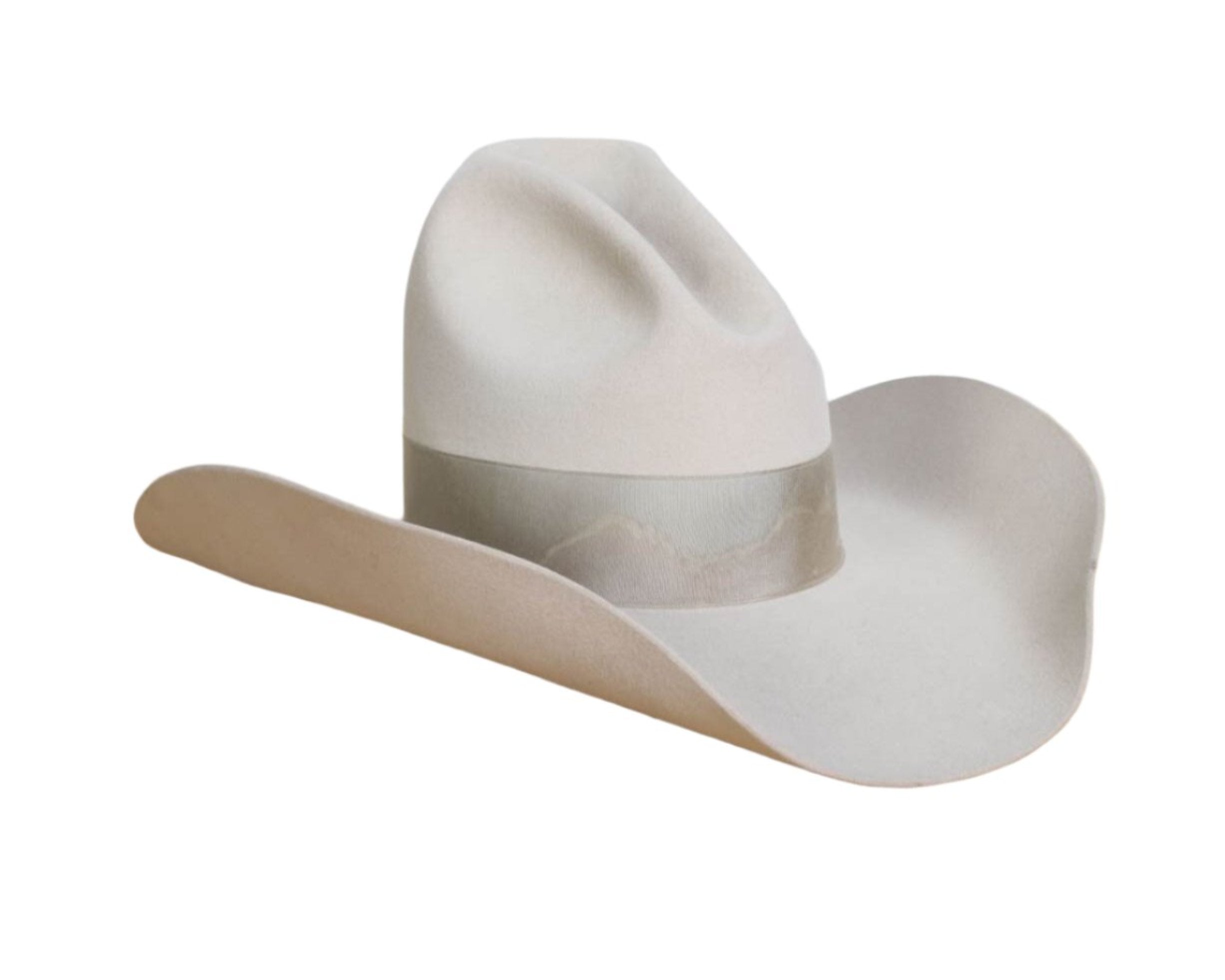 The full view of the right side of the Resistol Western Hat 5X Beaver Silverbelly, c. 1960s.