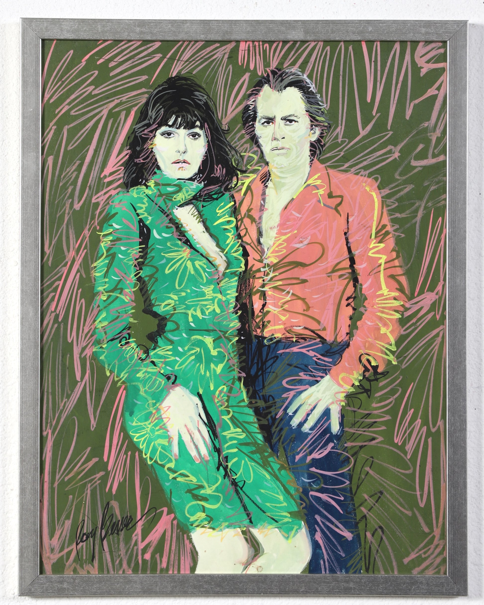 Vintage Roy Besser Painting Lead