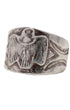 Vintage Thunderbird Souvenir Ring, Fred Harvey Era, Sterling Silver 1