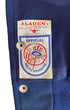 Close-up of Aladen Athletic Wear Yankees label.