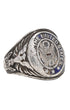 WWII Era United States Military Ring with Eagle Emblem 2
